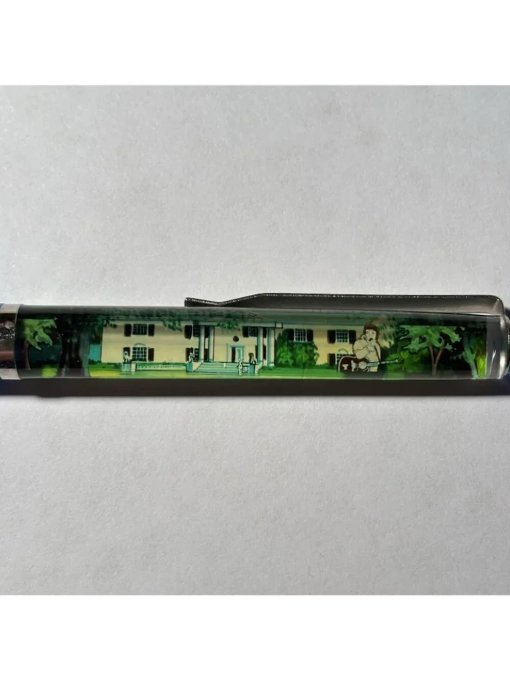 Graceland Home of Elvis Presley Floaty Pen Elvis with Guitar Moves by Mansion